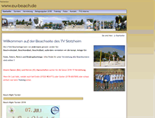 Tablet Screenshot of eu-beach.de